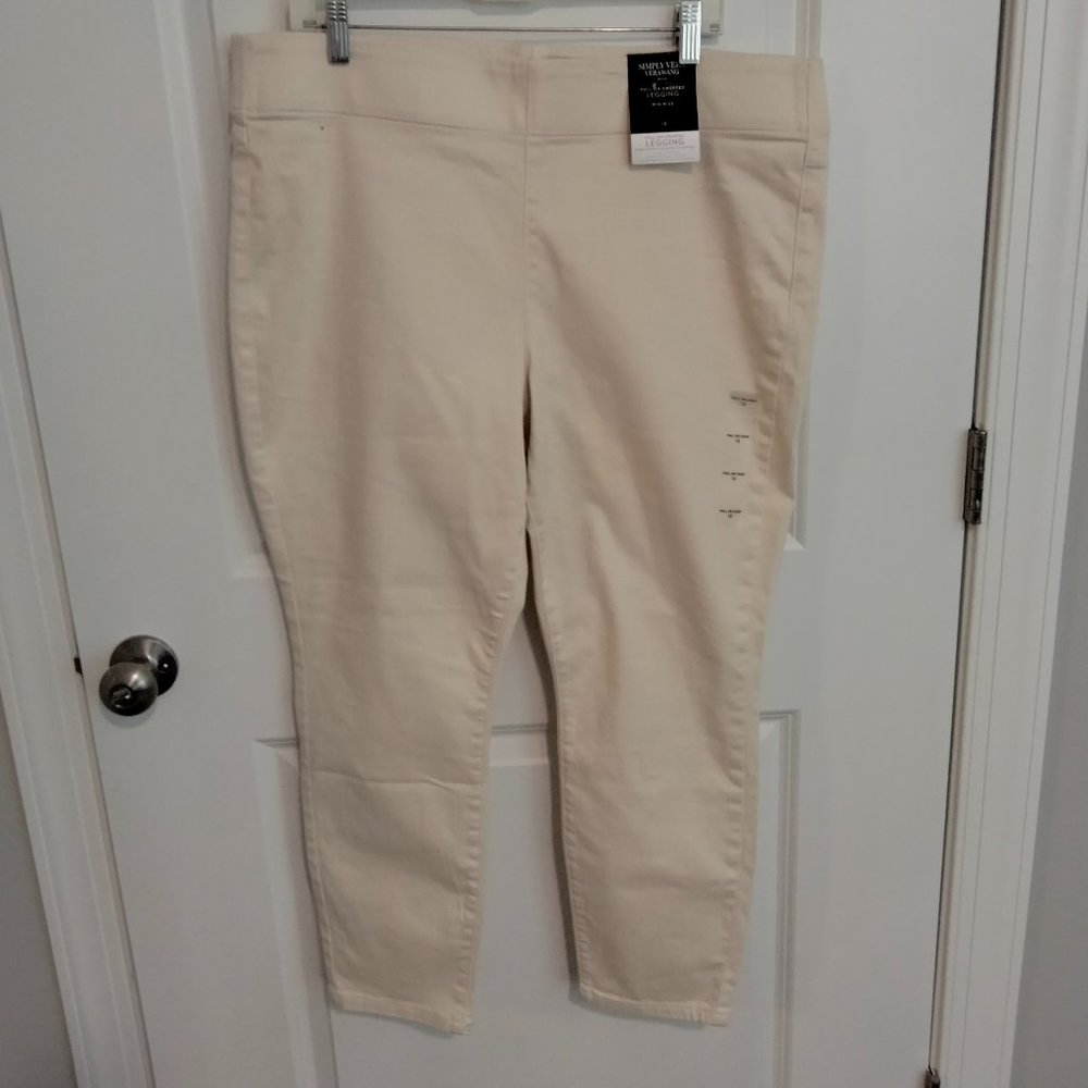 Simply Vera pull on cropped Legging